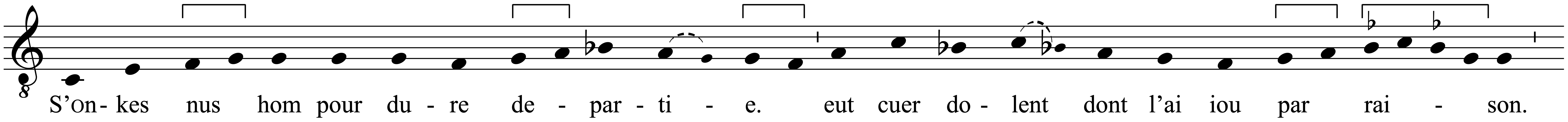 Work musical notation